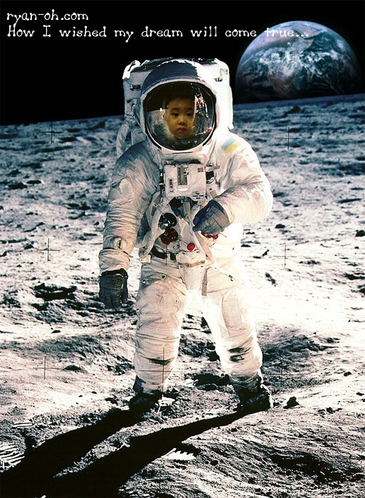 Ryan in spacesuit - earth