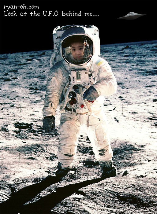 Ryan in spacesuit - U.F.O